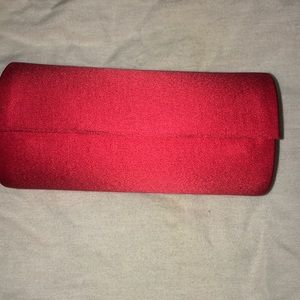 Escada red evening bag